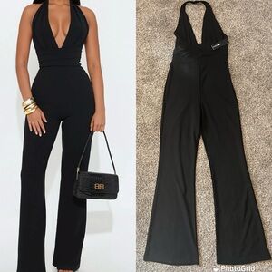 Black Halter Jumpsuit